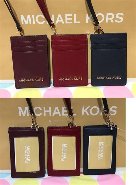 badge holder michael kors|michael kors id holder.